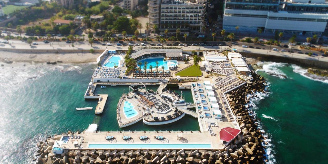 Riviera Hotel And Beach Lounge, Beirut Beirute Exterior foto